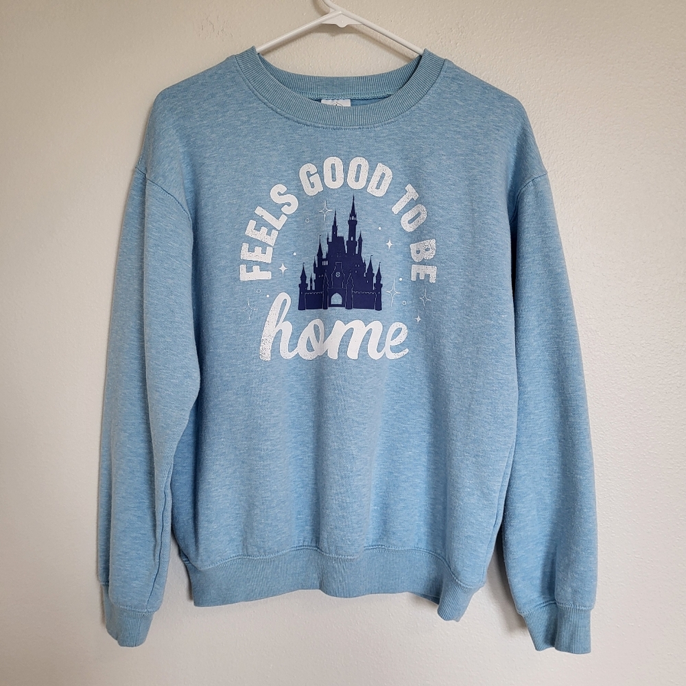 Disney World / Disneyland Parks Feels Good To Be Home Castle Crewneck Sweatshirt